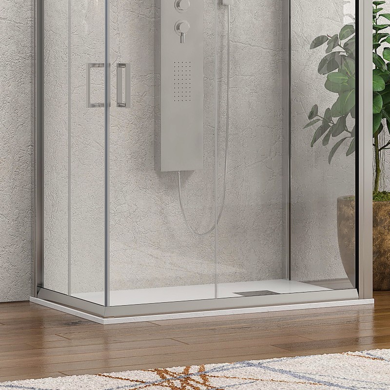 Box 3 lati 70x90x70 altezza 180 cristallo trasparente K410 kamalu - 4