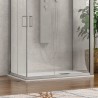 Box 3 lati 70x90x70 altezza 180 cristallo trasparente K410 kamalu - 4