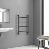 Termoarredo scaldasalviette 900x560mm nero opaco KAM-D6009N kamalu - 2