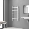 Termoarredo scalda salviette 1200x560mm colore bianco opaco KAM-D6012B kamalu - 2