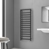 Termoarredo scalda salviette 1300x500mm colore nero opaco KAM-D7013N kamalu - 3