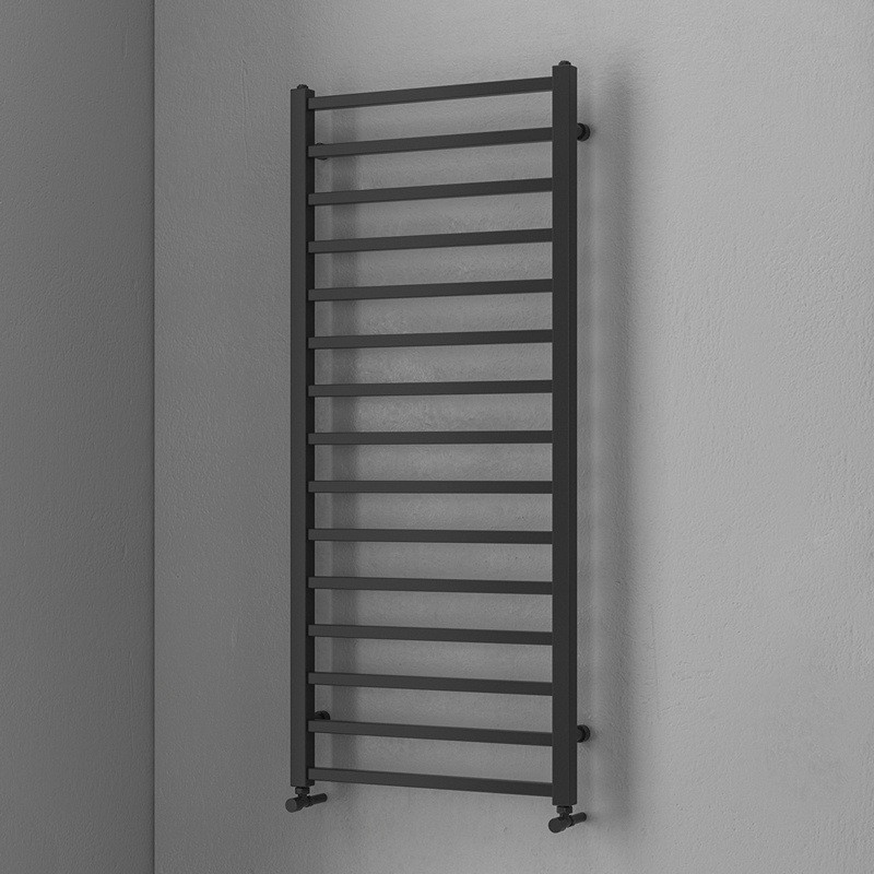 Termoarredo colore nero opaco 1000x500 mm modello Kam-378N kamalu - 4