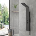 Pannello doccia idromassaggio colore nero Kaman-N7700 kamalu - 1