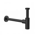 Sifone di scarico per lavabo colore nero opaco KS050B kamalu - 1