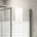 Box doccia 70x130 altezza 180 cm apertura scorrimento KP3000S kamalu - 4