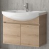 Mobile bagno 80 cm sospeso con 2 ante BN-80A kamalu - 1