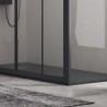 Box doccia angolare 220x90 doppio scorrevole colore nero KFN6000S kamalu - 4