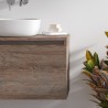 Mobile bagno sospeso 155 cm con doppio cassetto SP-155P kamalu - 2
