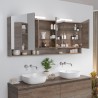 Mobile bagno sospeso 155 cm con doppio cassetto SP-155P kamalu - 4