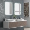 Mobile bagno 150 cm bicolore con 2 cassetti scorrevoli SPR-150C kamalu - 3