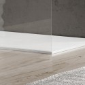 Doccia walk-in 70cm vetro serigrafato altezza 185cm KW1000S kamalu - 4