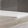 Doccia walk-in 70cm vetro serigrafato altezza 185cm KW1000S kamalu - 4