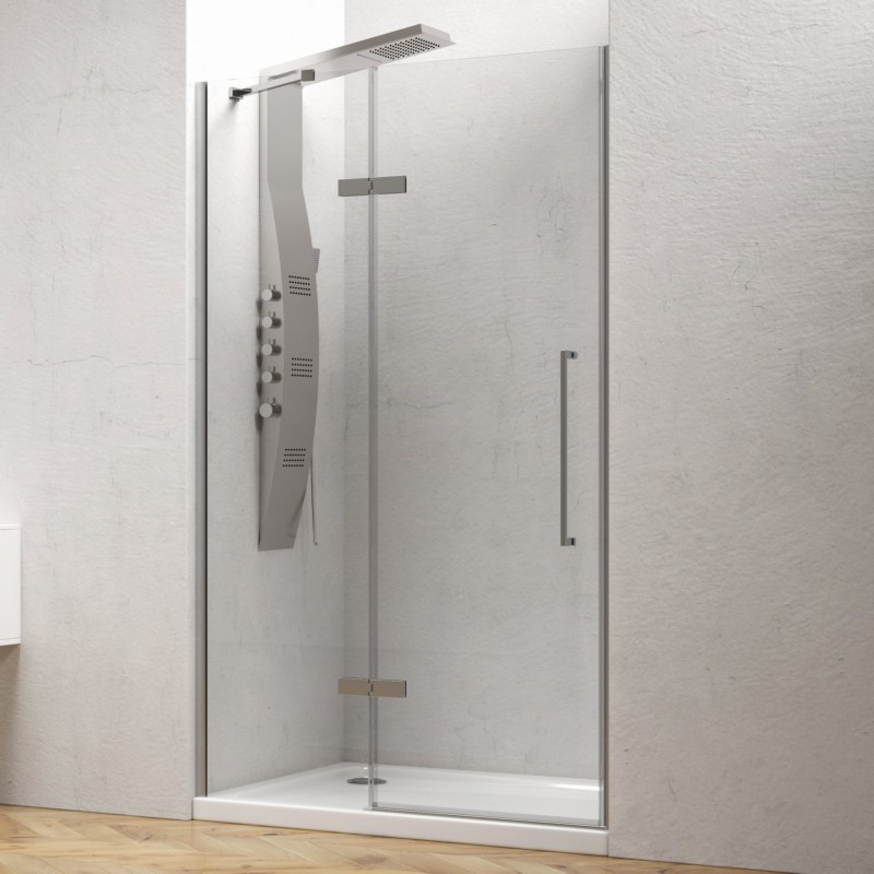 Porta doccia battente 70cm con laterale fisso KT4000 kamalu - 2