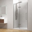 Porta doccia 130cm battente con laterale fisso KT4000 kamalu - 9
