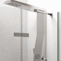 Porta doccia 140cm battente con laterale fisso KT4000 kamalu - 7