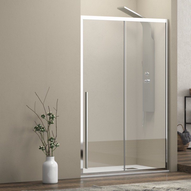 Porta doccia 120cm scorrevole vetro 8mm altezza 200h | KEL4000 kamalu - 6