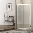 Porta doccia 120cm scorrevole vetro 8mm altezza 200h | KEL4000 kamalu - 2