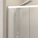 Porta doccia 130cm scorrevole vetro 8mm altezza 200h | KEL4000 kamalu - 5