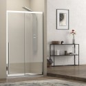 Porta doccia 130cm scorrevole vetro 8mm altezza 200h | KEL4000 kamalu - 2