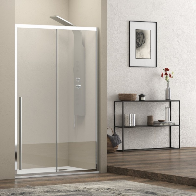 Porta doccia 130cm scorrevole vetro 8mm altezza 200h | KEL4000 kamalu - 2