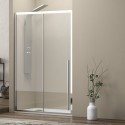 Porta doccia 130cm scorrevole vetro 8mm altezza 200h | KEL4000 kamalu - 1