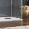 Box doccia walkin angolare 70x90cm vetro anticalcare 8mm KW4000 kamalu - 6