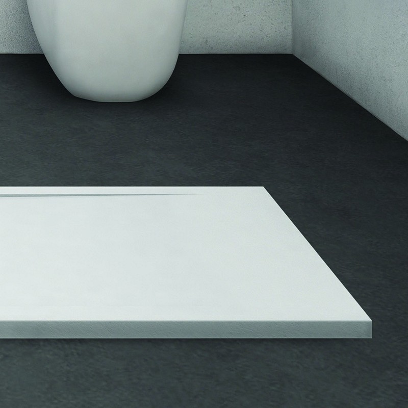 Piatto doccia in resina 80x160 effetto pietra | KR1000 kamalu - 8