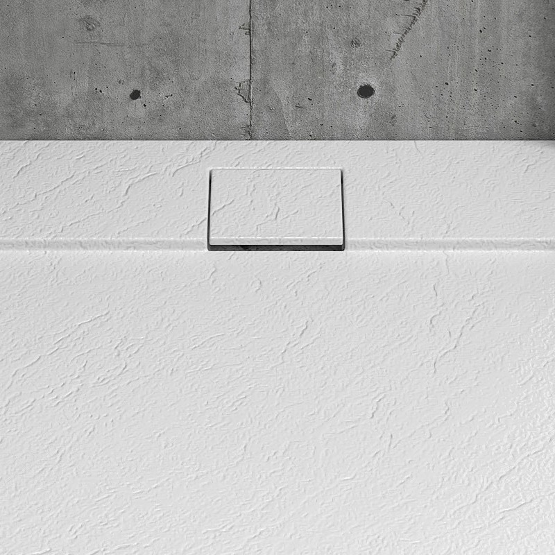 Piatto doccia in resina 80x180 effetto pietra | KR1000 kamalu - 5