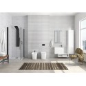 Box doccia nero 80x80 due battenti altezza 200h | KS2800AN kamalu - 8