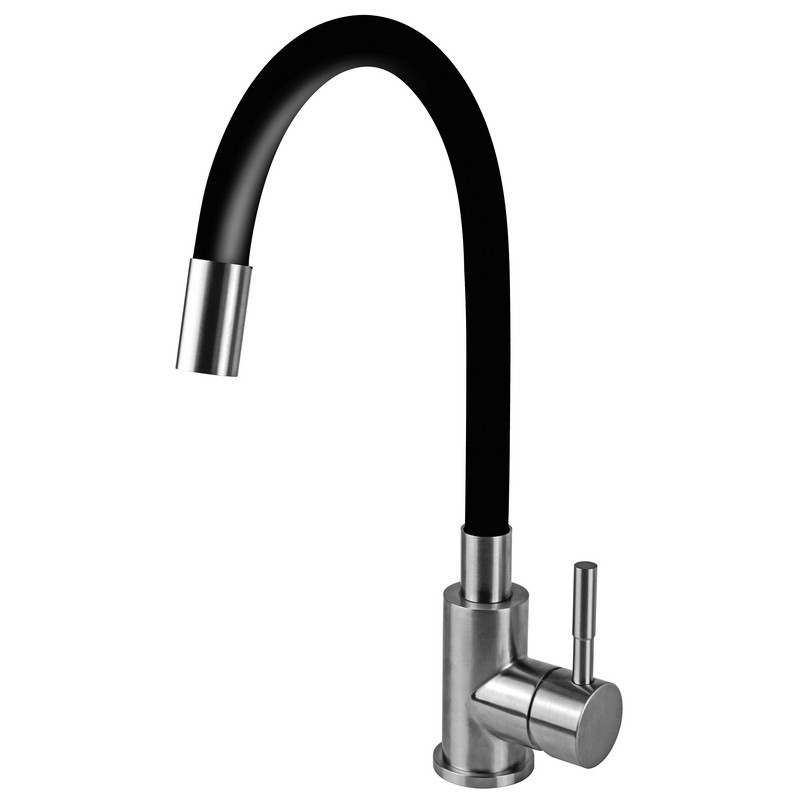 Miscelatore cucina finitura inox satinato | Kam-060  - 1