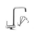 Miscelatore cucina pieghevole e finitura cromata | Kam-090  - 1