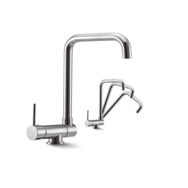 Miscelatore cucina pieghevole e finitura cromata | Kam-090  - 1