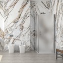 Box doccia 80x80 battente vetro satinato altezza 200h | KS2800FAO kamalu - 9