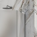Box doccia 80x80 battente vetro satinato altezza 200h | KS2800FAO kamalu - 6