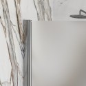 Box doccia 80x80 battente vetro satinato altezza 200h | KS2800FAO kamalu - 7
