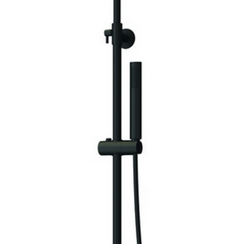 Colonna doccia colore nero in acciaio inox | KAM-ARTE NERO kamalu - 3