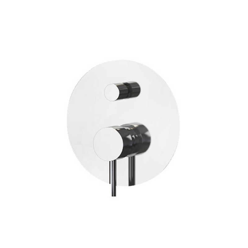 Set doccia con soffione tondo, doccetta e miscelatore | KAM-ARTE C5000 kamalu - 4