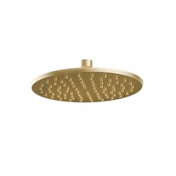 Soffione per doccia tondo in acciaio finitura oro diametro 20cm | KAM-ARTE ORO kamalu - 1