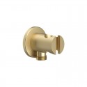 Presa acqua per doccia con sostegno doccetta design tondo oro| KAM-ARTE ORO kamalu - 1