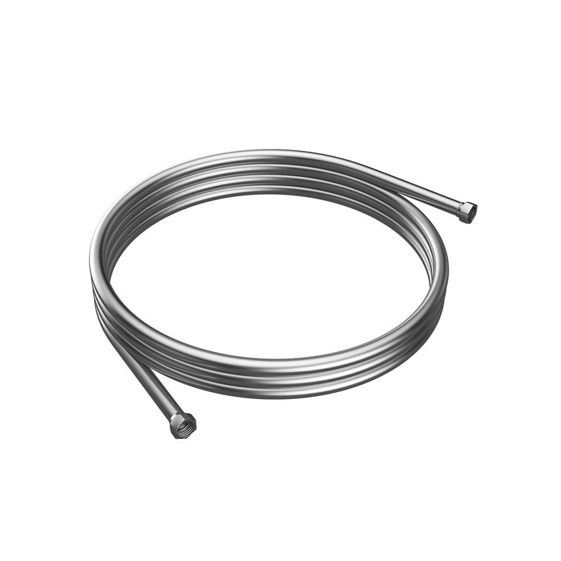 Tubo flessibile per doccia 150 cm acciaio inox argento| KAM-ARTE-SATINATO kamalu - 1
