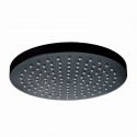 Soffione per doccia tondo finitura nera diametro 20cm | KAM-ARTE NERO kamalu - 1