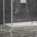 Box doccia 90x130 colore bianco vetro 6mm altezza 200h | KLA-4000N kamalu - 6