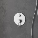 Set doccia a parete acciaio inox satinato con soffione, doccetta e miscelatore | KAM-ARTE INOX kamalu - 3