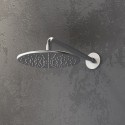 Set doccia a parete acciaio inox satinato con soffione, doccetta e miscelatore | KAM-ARTE INOX kamalu - 5