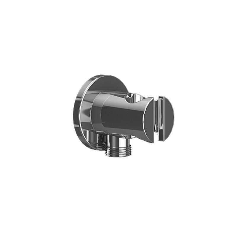 Presa acqua doccia con sostegno doccetta design tondo | KAM-KANDA CROMO kamalu - 1