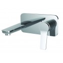Miscelatore lavabo da incasso in ottone finitura lucida | modello Nico-260L kamalu - 1