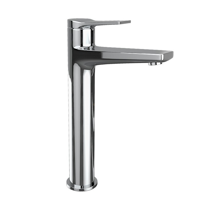 Miscelatore lavabo alto cromato lucido design moderno | KAM-KANDA CROMO kamalu - 1