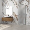 Porta doccia battente 80 cm vetro opaco altezza 200h | KS2800AI kamalu - 7
