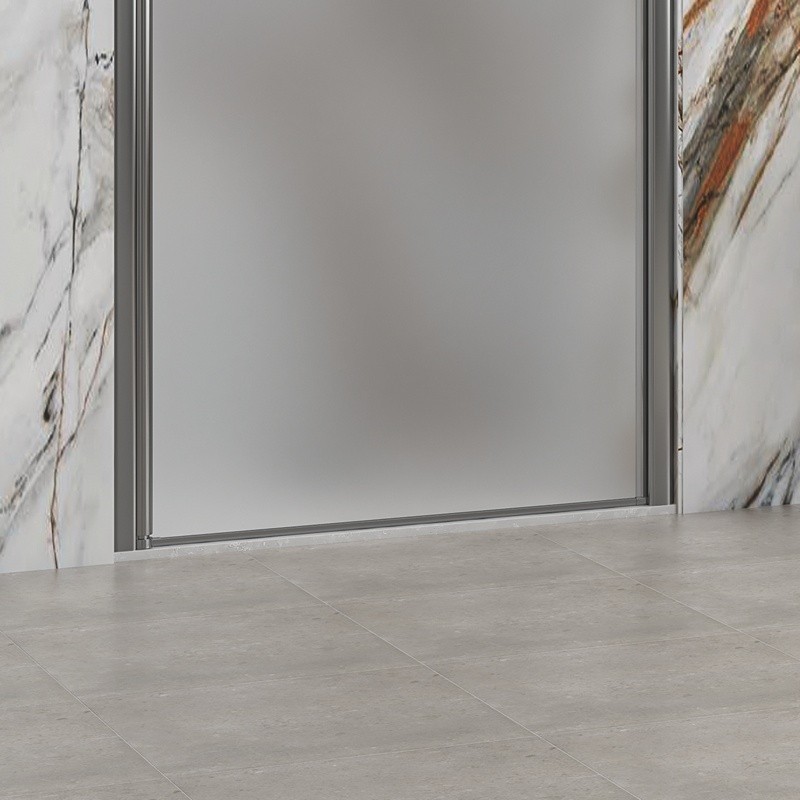 Porta doccia battente 95 cm vetro opaco altezza 200h | KS2800AI kamalu - 4