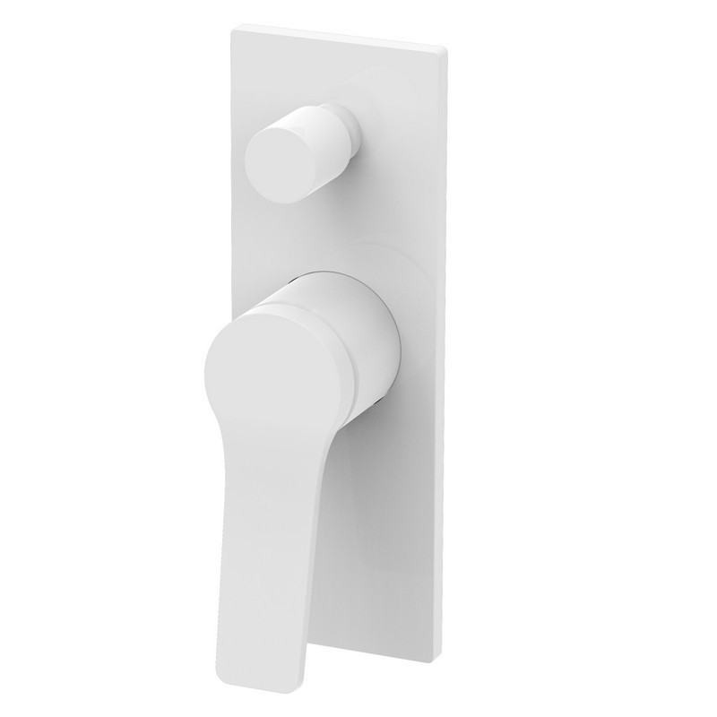 Miscelatore doccia incasso con deviatore colore bianco | KAM-KANDA BIANCO kamalu - 1